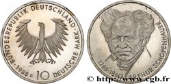 GERMANY 10 Mark Proof Schopenhauer 1988 Munich