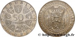 AUTRICHE 50 Schilling 350e anniversaire de l’université de Salzbourg 1972