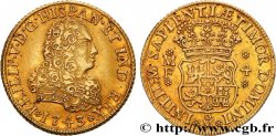 MEXIQUE - PHILIPPE V 4 Escudos  1743 Mexico MBC+