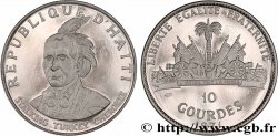 HAITI 10 Gourdes Proof Stalking Turkey Cherokee  1971 