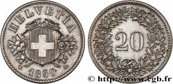 SUIZA 20 Centimes (Rappen) 1850 Strasbourg - BB