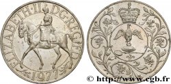 ROYAUME-UNI 25 New Pence jubilé d’argent d’Elisabeth II 1977