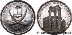 GUINÉE ÉQUATORIALE 150 Pesetas Proof centenaire de Rome capitale 1970 