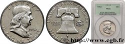 ÉTATS-UNIS D AMÉRIQUE 1/2 Dollar Proof Benjamin Franklin 1962 Philadelphie