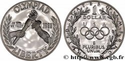 ÉTATS-UNIS D AMÉRIQUE 1 Dollar Proof J.O. de Séoul 1988 San Francisco FDC