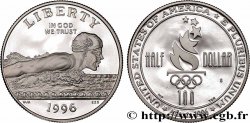 ÉTATS-UNIS D AMÉRIQUE 1/2 Dollar Proof Centenaire des Jeux Olympiques, natation 1996 San Francisco - S FDC
