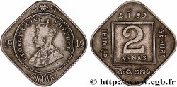 BRITISH INDIA 2 Annas Georges V 1919 Calcutta