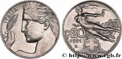 ITALIE 20 Centesimi allégorie de la Liberté 1921 Rome