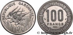 GABON 100 Francs antilopes 1982 Paris