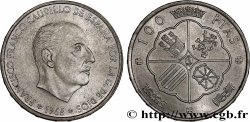 ESPAGNE 100 Pesetas Francisco Franco (1968 dans les étoiles) 1966