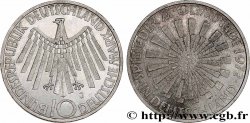 ALLEMAGNE 10 Mark XXe J.O. Munich / aigle type “IN DEUTSCHLAND” 1972 Hambourg
