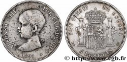 ESPAGNE 5 Pesetas Alphonse XIII 1er type 1891 Madrid