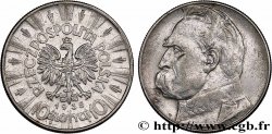 POLOGNE 10 Zlotych Maréchal Pilsudski 1935 Varsovie