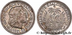 HAÏTI 10 Centimes emblème “Liberté créole” de Roty 1881 Paris SUP