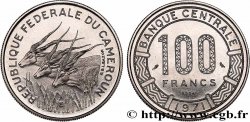 CAMEROON Essai de 100 Francs République Fédérale du Cameroun, antilopes 1971 Paris
