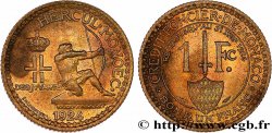 MONACO 1 Franc émission du Crédit Foncier de Monaco 1924 Poissy