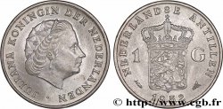 ANTILLES NÉERLANDAISES 1 Gulden reine Juliana 1952 Utrecht