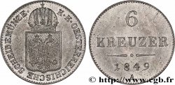 AUSTRIA 6 Kreuzer 1849 Vienne