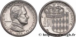 MONACO 1/2 Franc Rainier III 1965 Paris