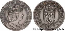 ITALIE - NAPLES - LOUIS XII Essai de métal (argent) et de module au type du ducat d’or de Naples de Louis XII n.d. Paris
