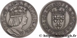 ITALIA - NÁPOLES - LUIS XII Essai de métal (argent) et de module au type du ducat d’or de Naples de Louis XII n.d. Paris