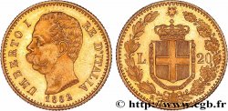 ITALY 20 Lire Umberto Ier 1882 Rome
