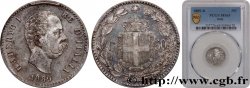 ITALY - KINGDOM OF ITALY - UMBERTO I 50 Centesimi  1889 Rome MS65 PCGS