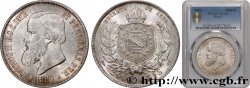 BRAZIL 2000 Reis Empereur Pierre II 1889