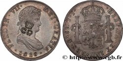 MEXIQUE - FERDINAND VII 8 Reales, contremarque GR couronné 1818 Mexico