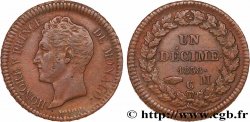 MONACO 1 Décime Honoré V 1838 Monaco TB+