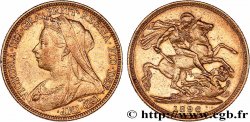 OR D INVESTISSEMENT 1 Souverain Victoria type vieille tête 1896 Melbourne