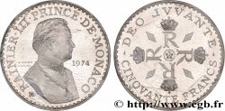 MONACO - PRINCIPALITY OF MONACO - RAINIER III Piéfort argent de 50 francs 1974 Paris
