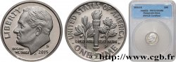 ÉTATS-UNIS D AMÉRIQUE 1 Dime Franklin Roosevelt Silver Proof 2015 San Francisco FDC70 ANACS
