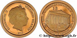 ÎLES SALOMON 1 Dollar Proof Temple d’Artémis à Éphèse 2013  SPL