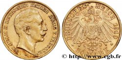 OR, PALLADIUM ET PLATINE INVESTISSEMENT 20 Mark Guillaume II 1910 Berlin TTB