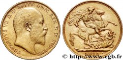 OR, PALLADIUM ET PLATINE INVESTISSEMENT 1 Souverain Edouard VII 1910 Sydney TB+