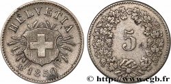 SUISSE 5 Centimes (Rappen) 1850 Strasbourg - BB