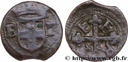 DUCHY OF SAVOIE - EMMANUEL-PHILIBERT Huitième de sol, 2e type (mezzo quarto di soldo, II tipo) n.d. Aoste