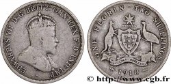 AUSTRALIE - EDOUARD VII 1 Florin 1910 Londres
