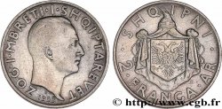 ALBANIE 2 Franga Ari Zog Ier 1935 Rome