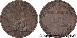 NOUVELLE-ZÉLANDE 1 Penny Token 1858