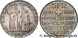 SUISSE 5 Francs 650e anniversaire de la confédération 1941 Berne