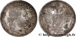 AUSTRIA 1 Florin François-Joseph Ier tête laurée 1878 Vienne