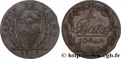 SUISSE - CANTON DE VAUD 1 Batzen 1813