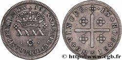 PORTUGAL - ROYAUME DU PORTUGAL - JEAN VI LE CLÉMENT 1/2 Tostao (50 Reis) n.d. Lisbonne