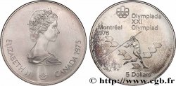 CANADA 5 Dollars JO Montréal 1976 lancer du javelot 1975