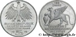 ALLEMAGNE 5 Mark 150e anniversaire de l’Institut Archéologique Allemand Proof 1979 Hambourg