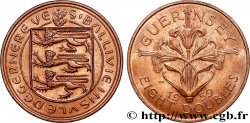GUERNESEY 8 Doubles sceau du baillage de Guernesey 1959