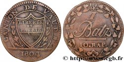 SUISSE - CANTON DE VAUD 1 Batzen 1804