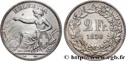 SUISSE 2 Francs Helvetia 1850 Paris